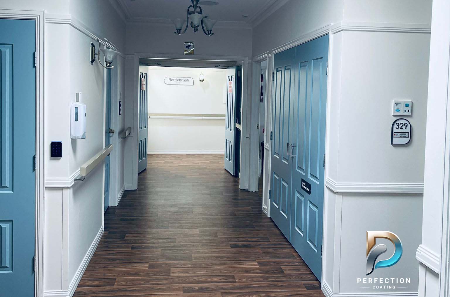 Interior painting at Bolton Clarke Newmans on the Park