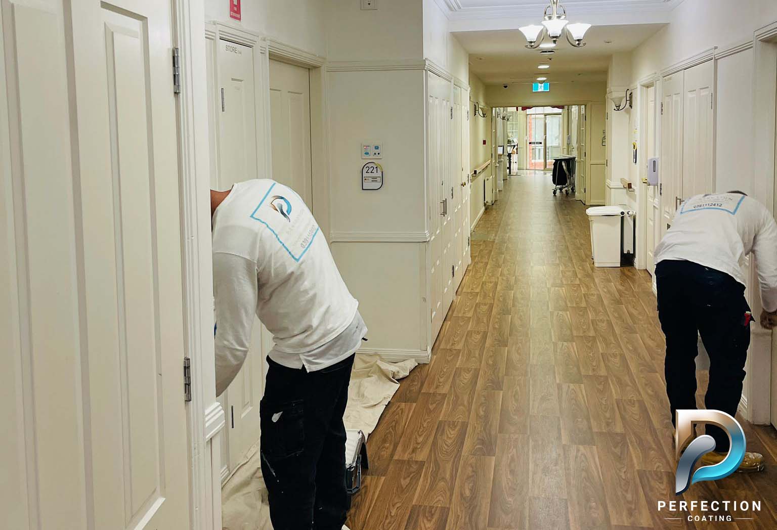 Freshly painted room at Charlesbrook Aged Care