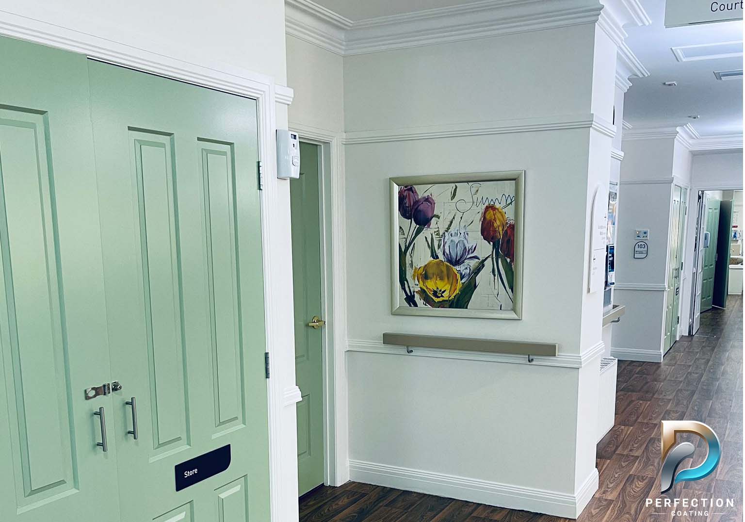Dulux-accredited painting in aged care facility