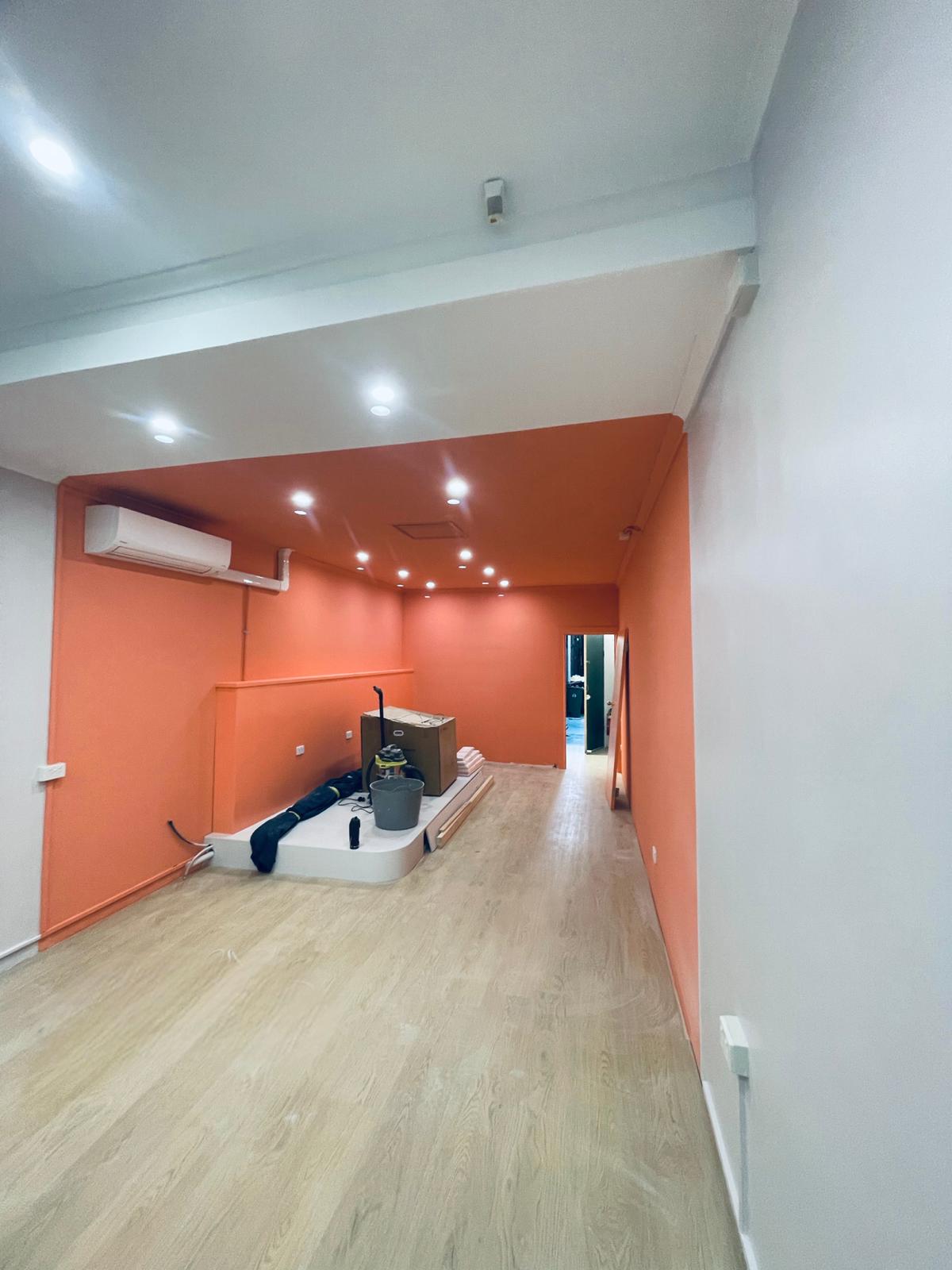 After commercial painting project Melbourne