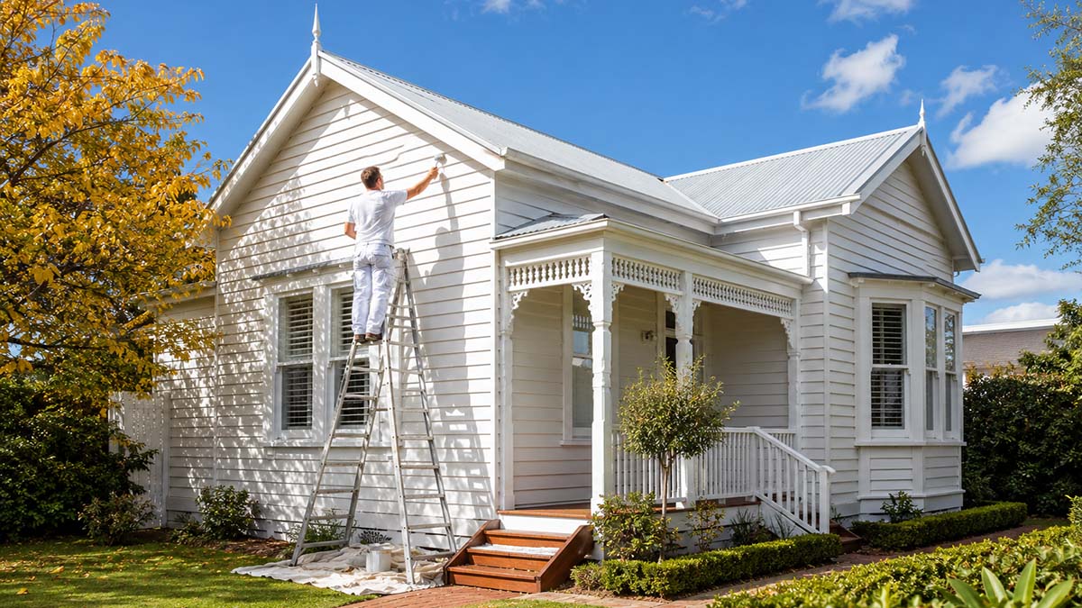 Best time to paint a house exterior in Melbourne