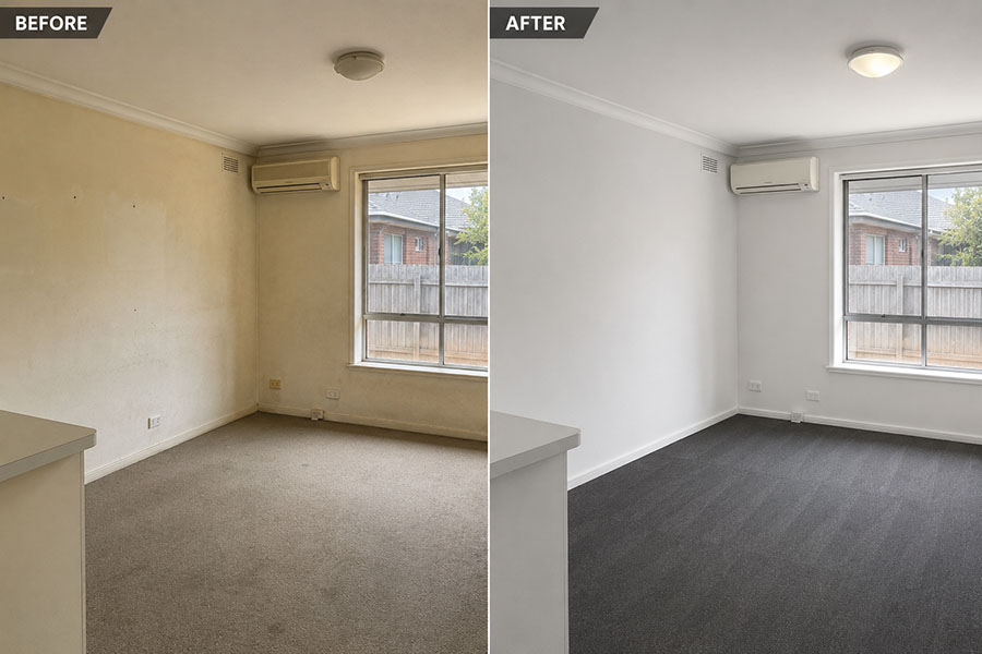 Rental property painting Melbourne investment property repaint by Perfection Coating