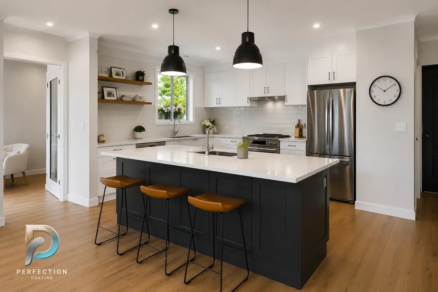Freshly painted residential interior in Melbourne