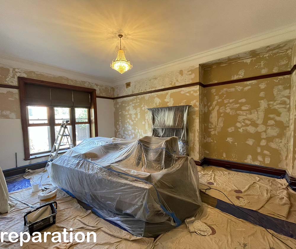 Adhesive removal and wall preparation Melbourne