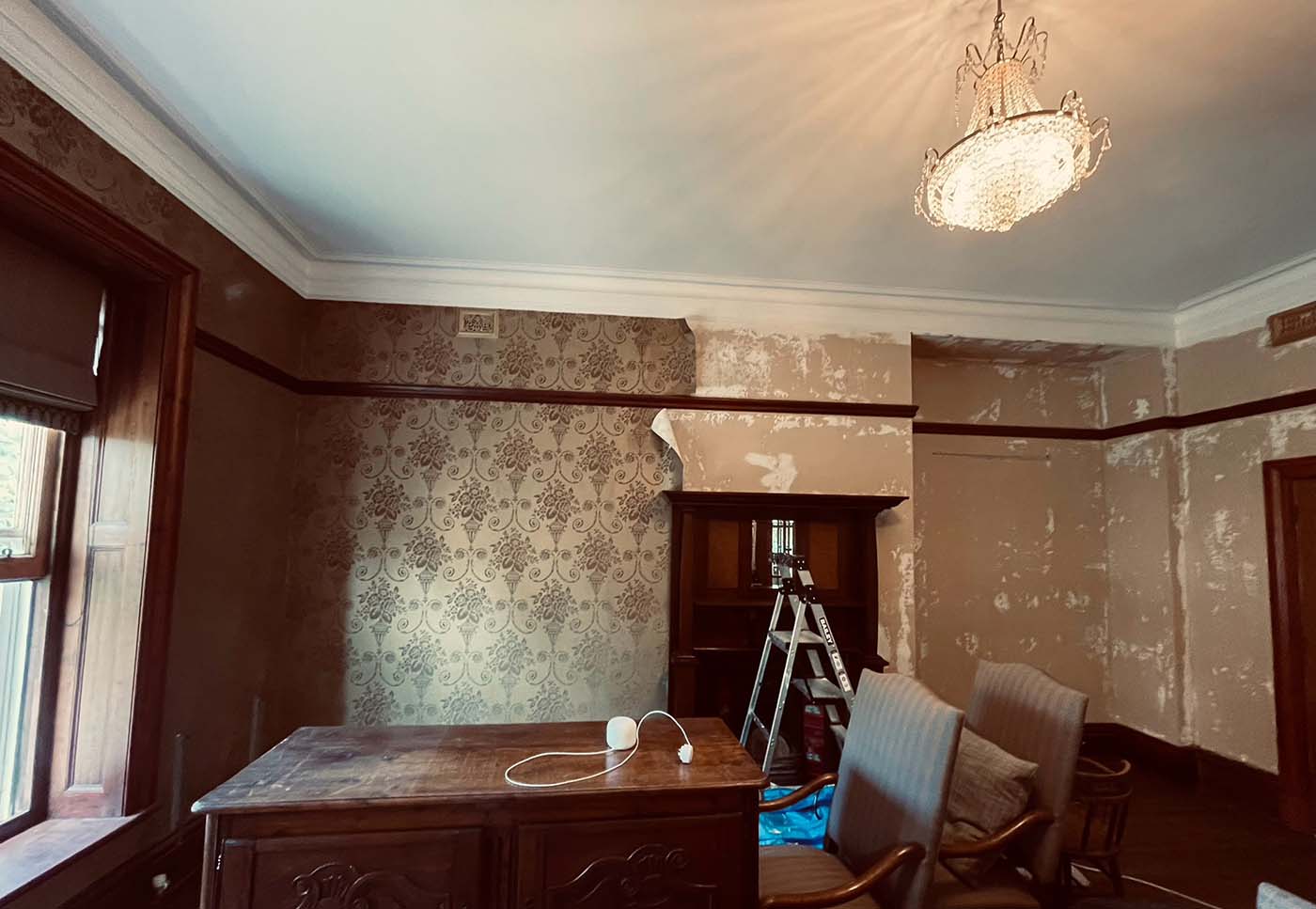 Wallpaper removal Melbourne wall preparation by Perfection Coating